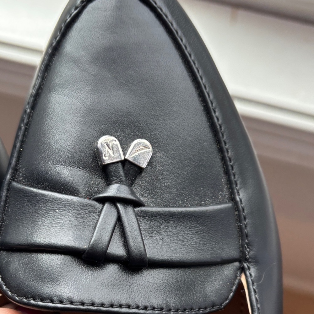 Nautica Women's Black Leather Loafers 7.5 - Picture 6 of 6
